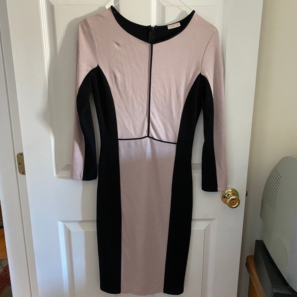Color Block Midi Dress